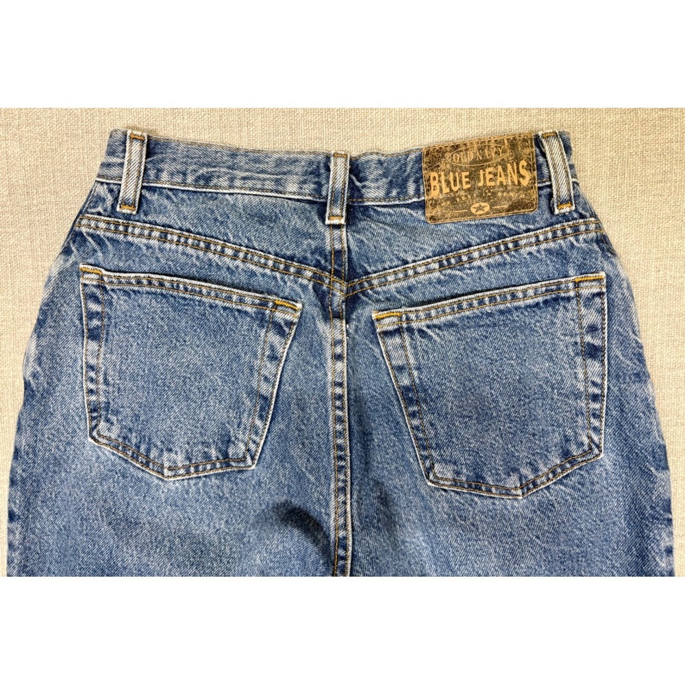 Old Navy Y2K Blue Jeans Womens 6 Regular Slim Straight High Rise Medium Wash - Picture 4 of 12